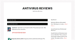 Desktop Screenshot of antivirusreviews.com