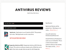 Tablet Screenshot of antivirusreviews.com